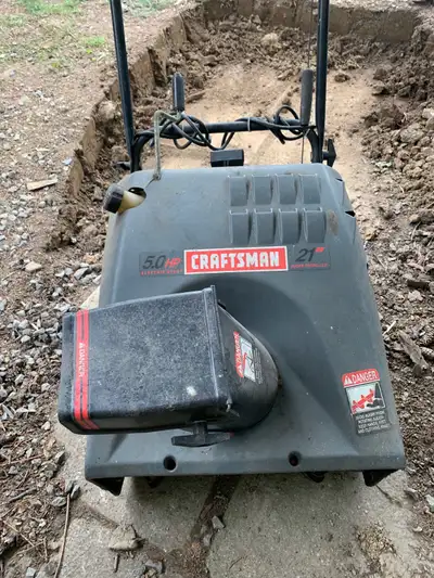 Craftsman snow blower, View more