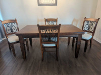 Very Sturdy Dining Room Table and Chairs