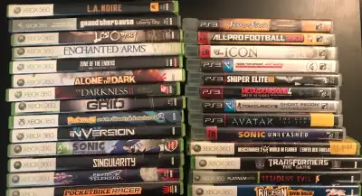 PS3 & Xbox 360 Games (prices in description), View more