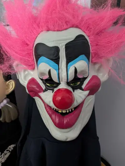 Killer Clowns from outer space plastic mask , View more