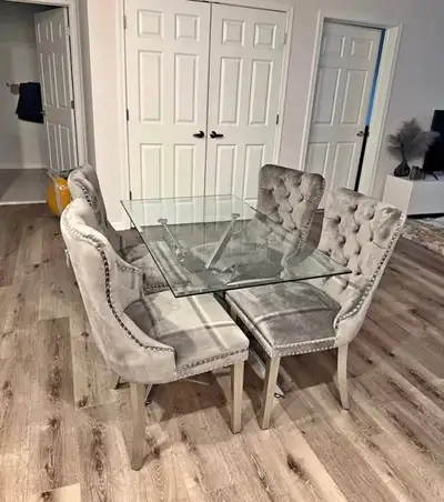 Luxury 5 Piece Dining Set-Brand New, View more