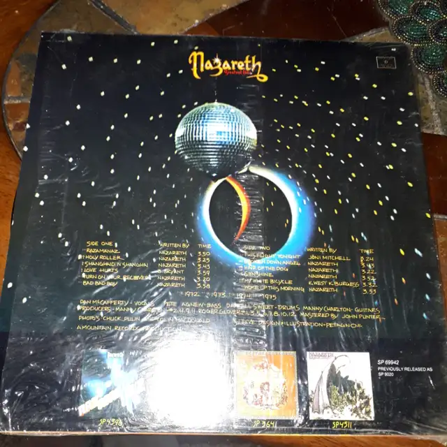 1975 Vintage vinyl Nazareth Greatest hits63010223571075121