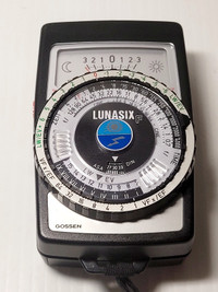 Lunasix F Gossen Hand Held Exposure Light Meter 