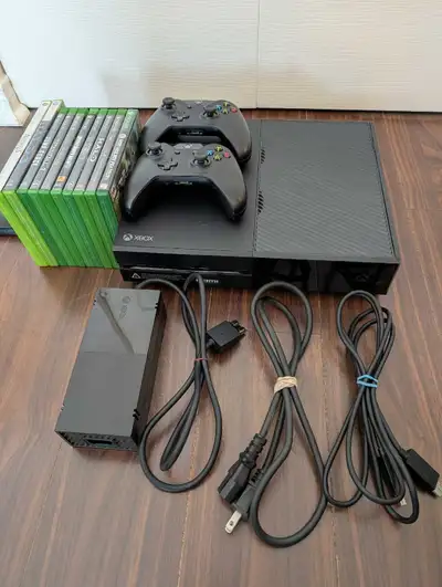 Xbox One + 10Games + 2 Controllers, View more