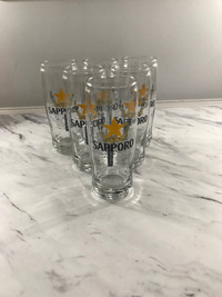 Sapporo “Beer Can” Glasses