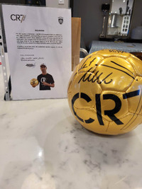 Cristiano Ronaldo Authentic Signed Soccer Ball