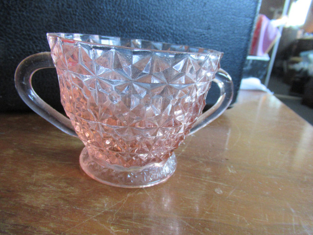 antique pink glass candy dishes in Arts & Collectibles in Trenton - Image 2