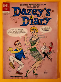 Dazey's Diary (1962) DELL comic book...over 60 years old!