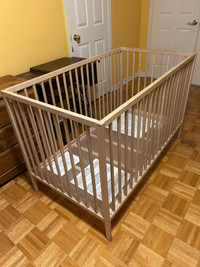 Two Ikea cribs for babies and toddlers 
