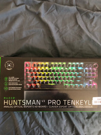 New Razer Huntsman v3 Pro TKL keyboard 