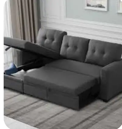  super Duper offer on brand new sectional sofa bed, View more