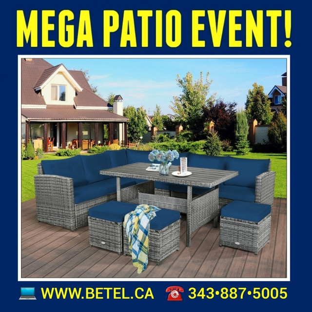 SPRING SALE | OUTDOOR PATIO SETS | FREE SHIPPING in Patio & Garden Furniture in City of Toronto - Image 2