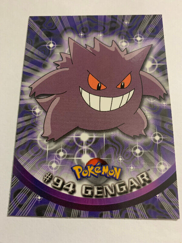 Gengar #94 Vintage Rare Topps Pokemon TV Animation Non-Holo NM dans Art et objets de collection  à Longueuil/Rive Sud