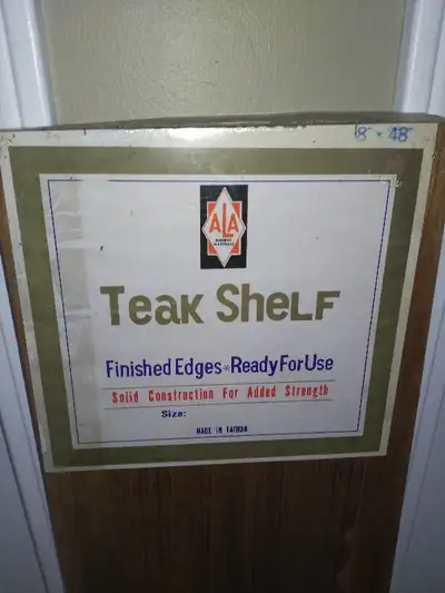 Old Stock 3/4" X 8" X 48" Solid Teak Finished Edges From Taiwan, View more