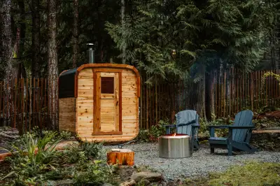 Canadian-Made Cedar Barrel Saunas – DIY Kits or Assembled Upgrade your backyard, cottage, or rental...