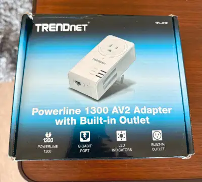 TRENDnet Powerline 1300 AV2 - WiFi internet extender, View more