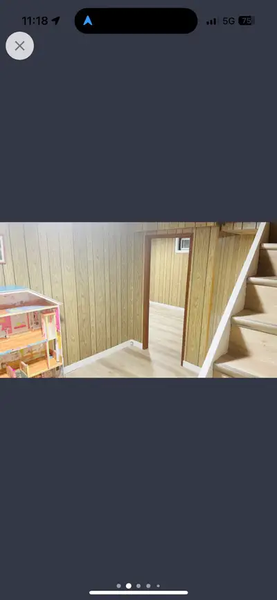 1 bedroom basement available