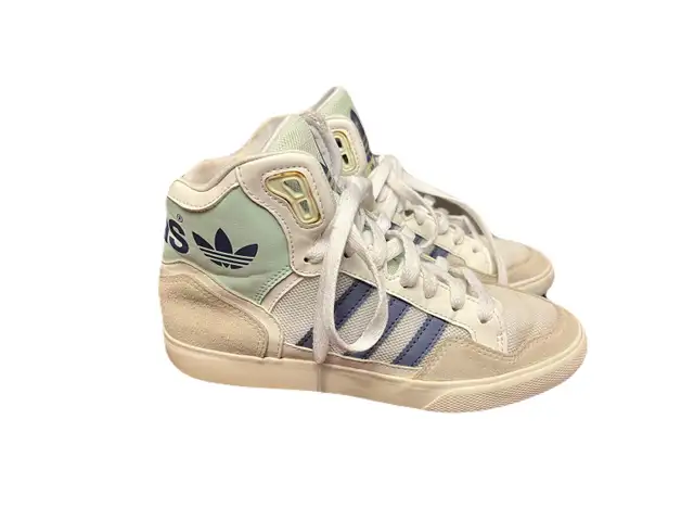 Adidas women’s size 5 Extaball high top sneakers, pastel in Women's - Shoes in Oshawa / Durham Region - Image 2