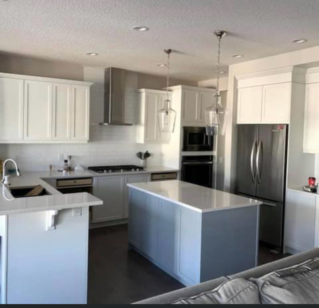 Spray finish Kitchen cabinet refinishing & Painting in Painters & Painting in Calgary - Image 2
