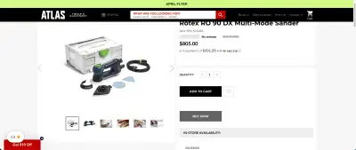 I am retiring and downsizing my collection. This Festool RO 90 DX has been meticulously cared for an...