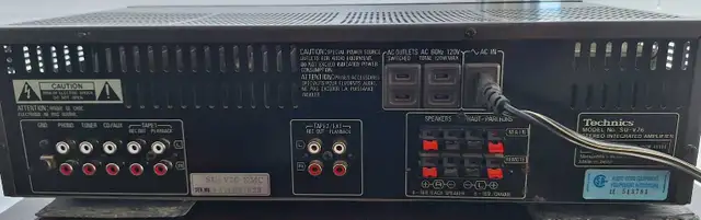Technics SUV76 100 *ANALOG* Watts in Stereo Systems & Home Theatre in Oshawa / Durham Region - Image 7