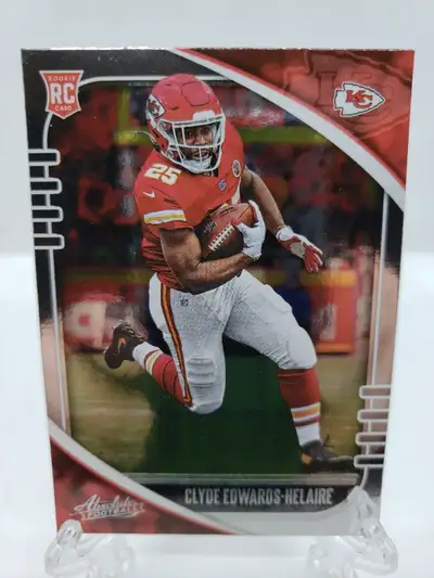 Clyde Edwards Helaire Rookie Card RC 2020 Panini Absolute #118., View more