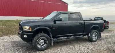 2016,LOW KMS at 75000kms,LARAMIE,factory leather,factory G56,new vision rims with new 35/12.50/20 ge...