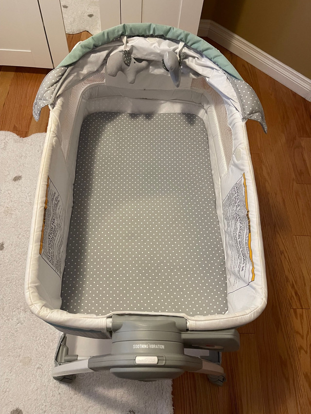 Graco baby bassinet with changing station in Cribs in Edmonton - Image 2