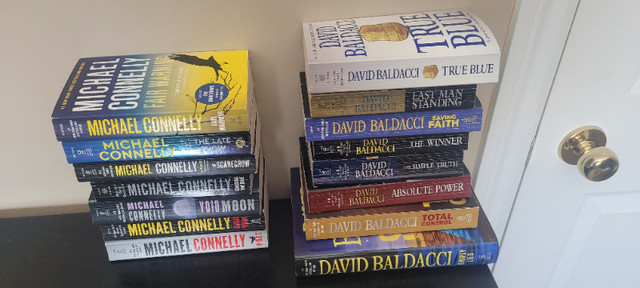 David Baldacci & Michael Connelly Standalone Books in Fiction in Guelph
