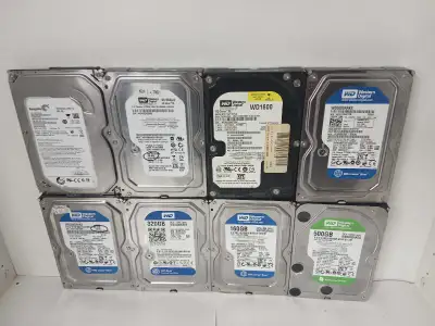 8 Western Digital Hard Drives, View more