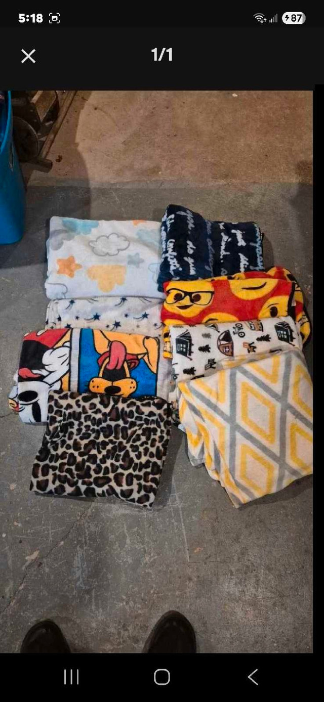 Throws all for 30.00 in Bedding in Sarnia