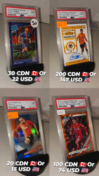 Graded Soccer Cards For Sale of Trade pt 1