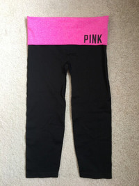 Victoria's Secret PINK fold over crop pants (size medium)