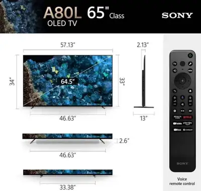 Sony 65 inch OLED TV, View more