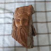 Folk art. Wood tree carving