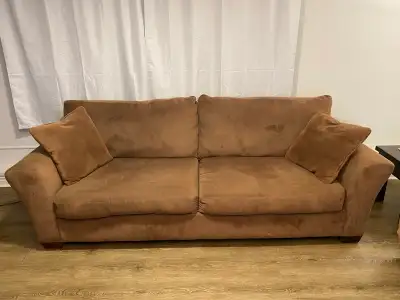 Large 3-Seat Couch – 100” Long – Very Comfortable, View more