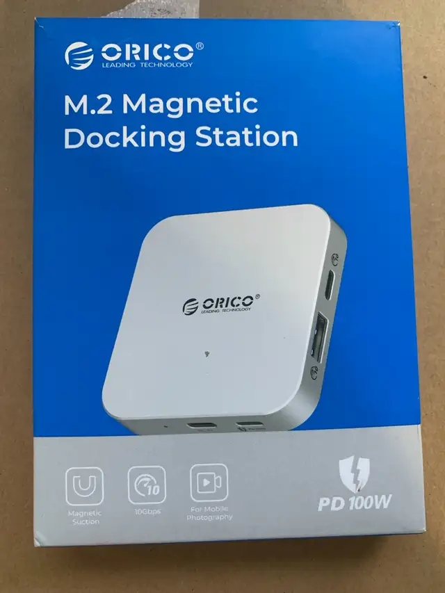 ORICO 10Gbps Magnetic M.2 Docking Station, 6-in-1 USB C HUB in General Electronics in Mississauga / Peel Region - Image 9