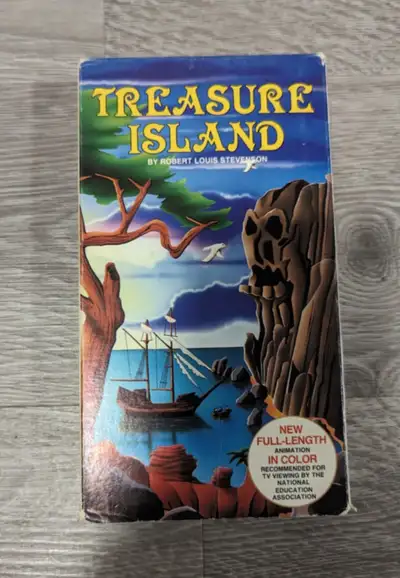 Treasure Island VHS Tape by Robert Louis Stevenson Movie, View more
