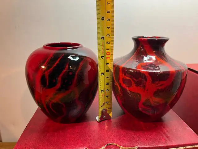 Royal Doulton Archives Burslem Artwork Flambé Vases62863258137218123