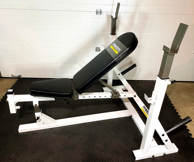 POWERTEC Workbench Olympic Bench | Exercise Equipment | Edmonton | Kijiji