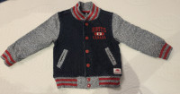 Toddler Boys Roots Canada Varsity Snap Button Jacket - Size 2T 