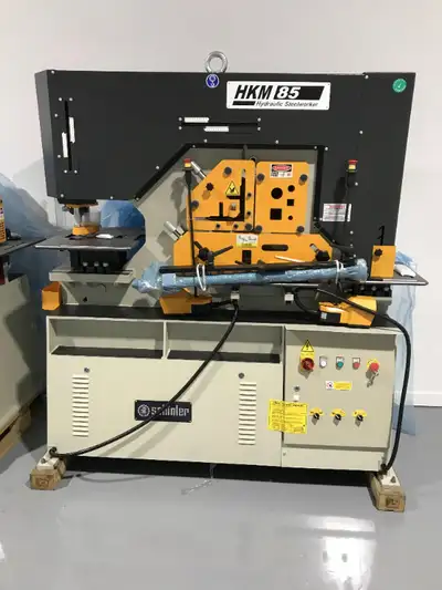 HKM85 5 in 1 Hydraulic Iron worker machine from SAHINLER - MADE IN TURKEY (Brand New) 94 US Ton - 85...