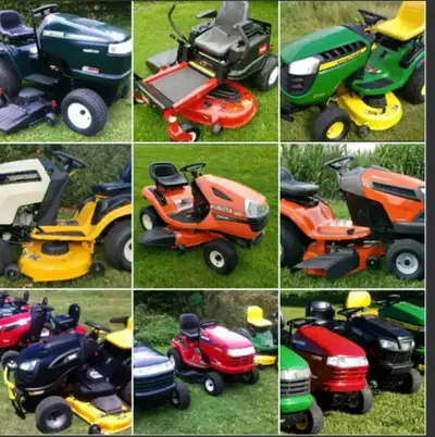 Looking to buy your broken, working, unwanted Riding mower. John deere, craftsman, Husqvarna, cub ca...