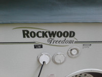 10.5 foot box Rockwood Freedom hardtop trailer