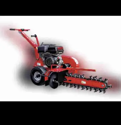 Brand New 15hp Trencher - New In The Crate. It is brand new, still in the crate (top of the crate on...