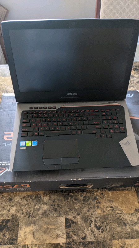 ASUS G752VY-DH72 Gaming Laptop Intel Core i7-6700HQ 2.6 GHz 17.3 in Laptops in Hamilton