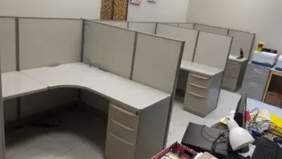 Office cubicles, workstations, desks, walls, partitions, View more