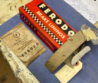 Triumph, BSA, Norton NOS Ferodo Brake Shoe Linings & Rivets