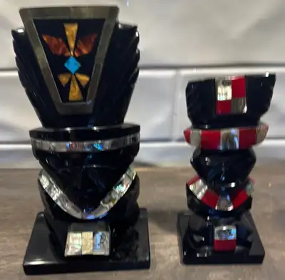 Material Science: Natural Volcanic Glass, Mirror-Polished, Genuine Obsidian. Artisanship: Master Lap...