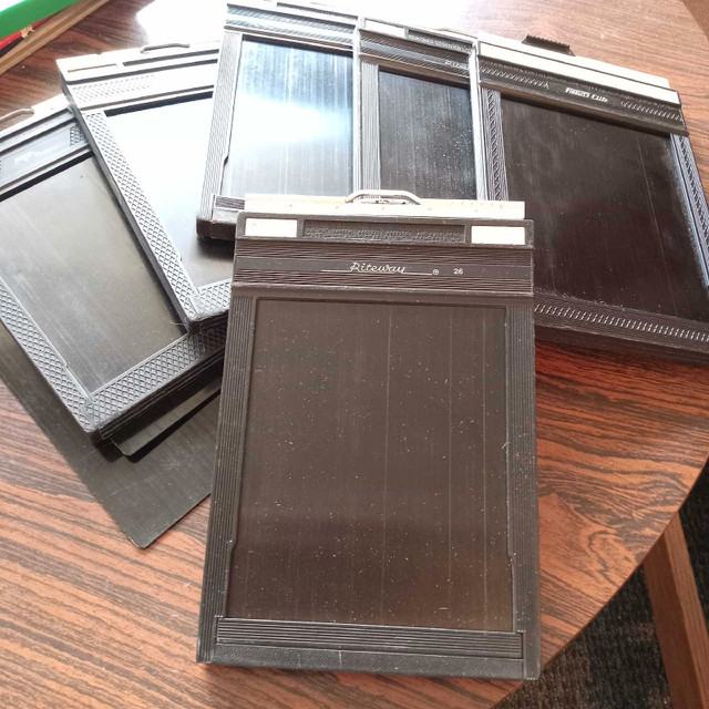 $8 each, 4x5" film holders, 14 available,  can ship in Cameras & Camcorders in Edmonton
